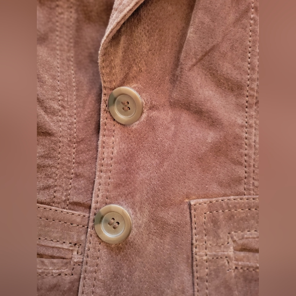Women's Purple Corduroy Jacket - Picture 4 of 7